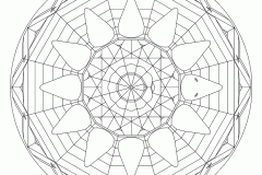 Mandala to color adult difficult 2